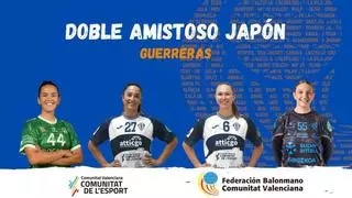 Cuatro jugadoras de la #Comunitatdelhandbol se medirán a Japón con las Guerreras