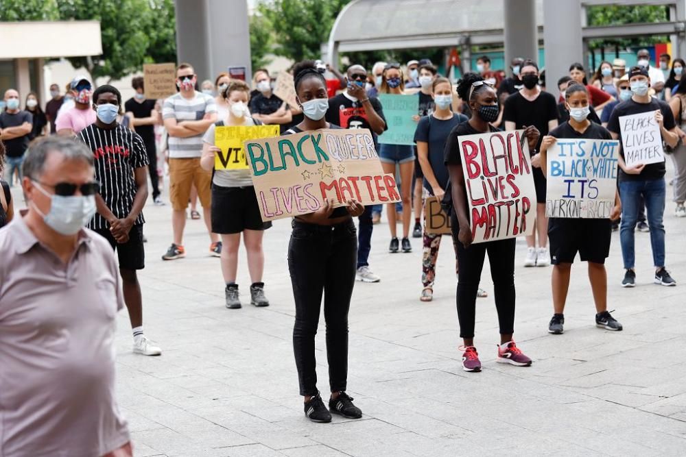 Protesta contra el racismo en Murcia