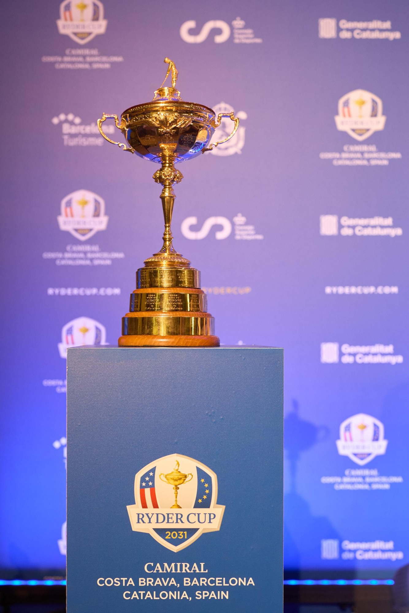Les imatges de la presentació de la Ryder Cup 2031 a l'Hotel Camiral