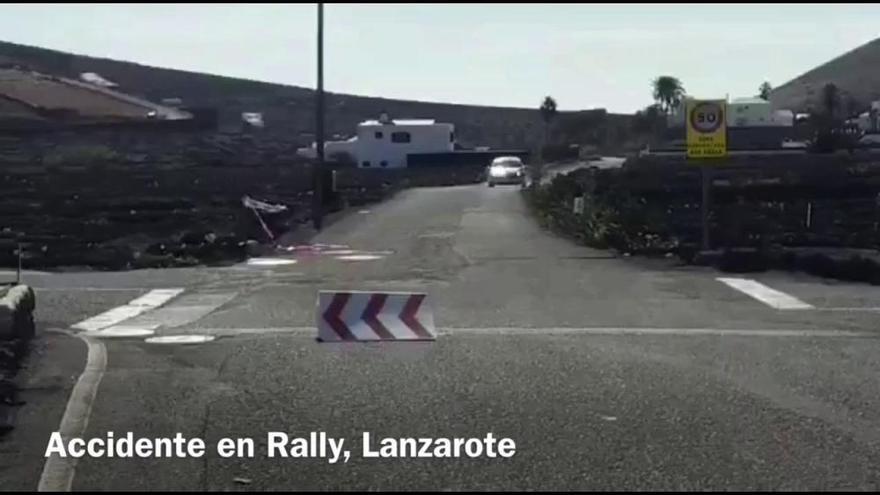 Accidente en Rally en Lanzarote