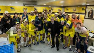 El brindis de la tranquilidad en el Villarreal