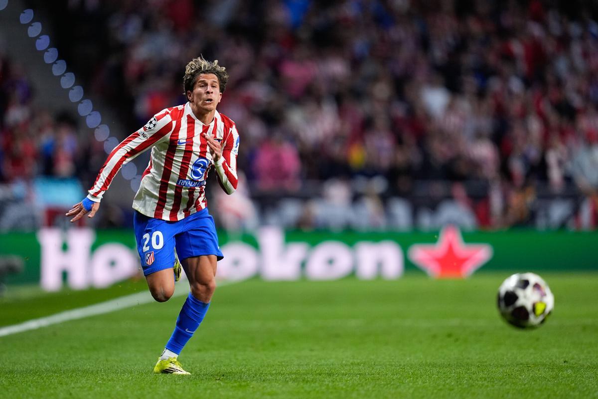 Giuliano Simeone, en un momento del partido.