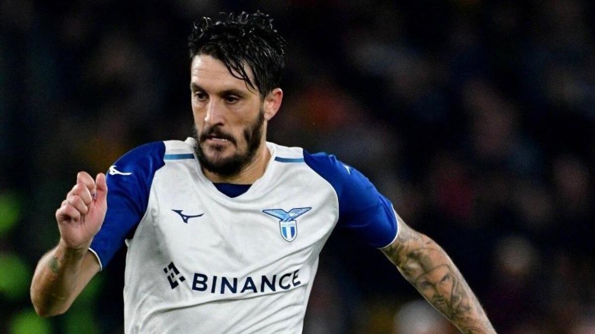 Luis Alberto, en el último partido de la Lazio contra la Juventus