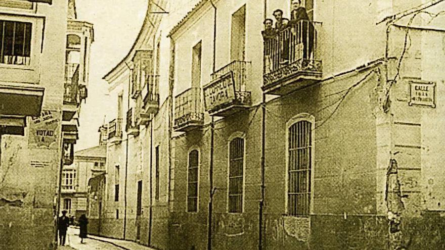 La sede de El Correo de Zamora, ya en el actual emplazamiento, en los años 30.