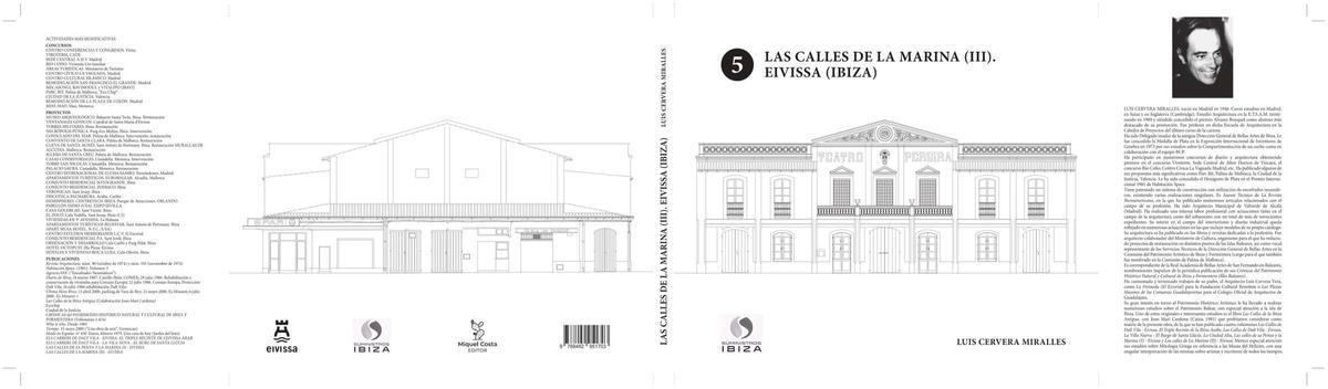 Portada y contraportada de la publicación con el Teatro Pereyra.
