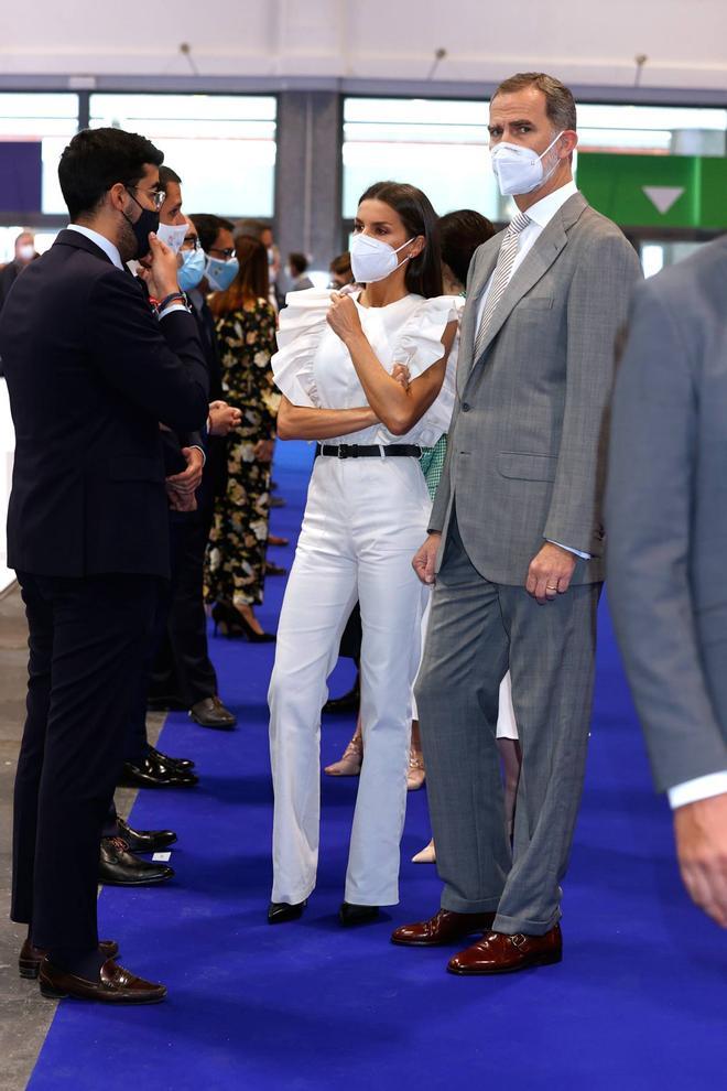 La reina Letizia y el rey Felipe VI inauguran la Feria de Turismo FITUR 2021