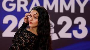 Rosalía en la fiesta de los Premios Grammys Latinos en Sevilla.