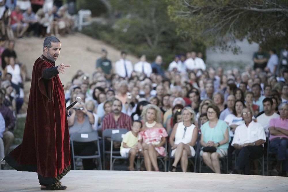 Acto institucional del Rei En Jaume, en la cruz de Santa Ponça