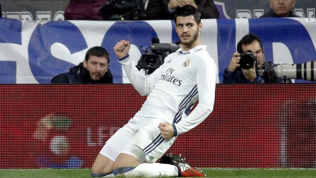 Morata marcó el primer gol del Madrid contra el Deporitvo