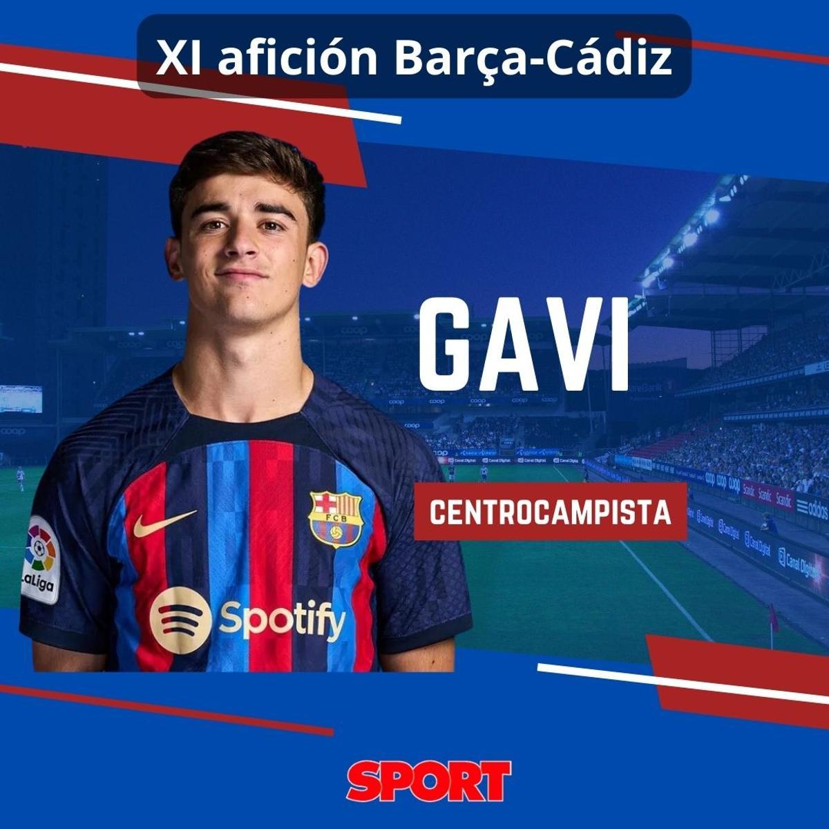 La afición elige el once del Barça-Cádiz
