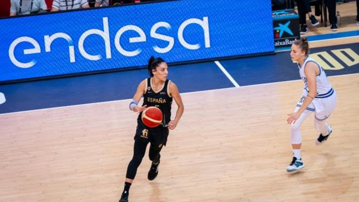 Raquel Carrera fue la mejor del equipo español ante Italia