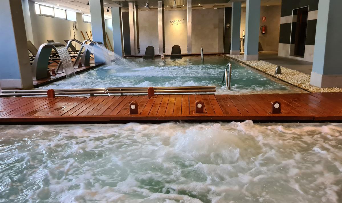 También existe la posibilidad de relajarse en el spa.
