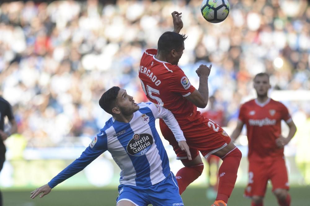 El Dépor no pasa del empate ante el Sevilla