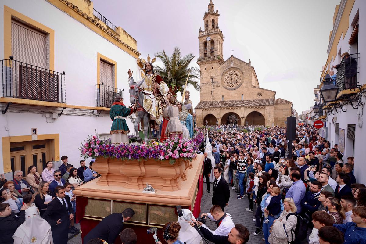 La Borriquita, en Córdoba, el Domingo de Ramos.