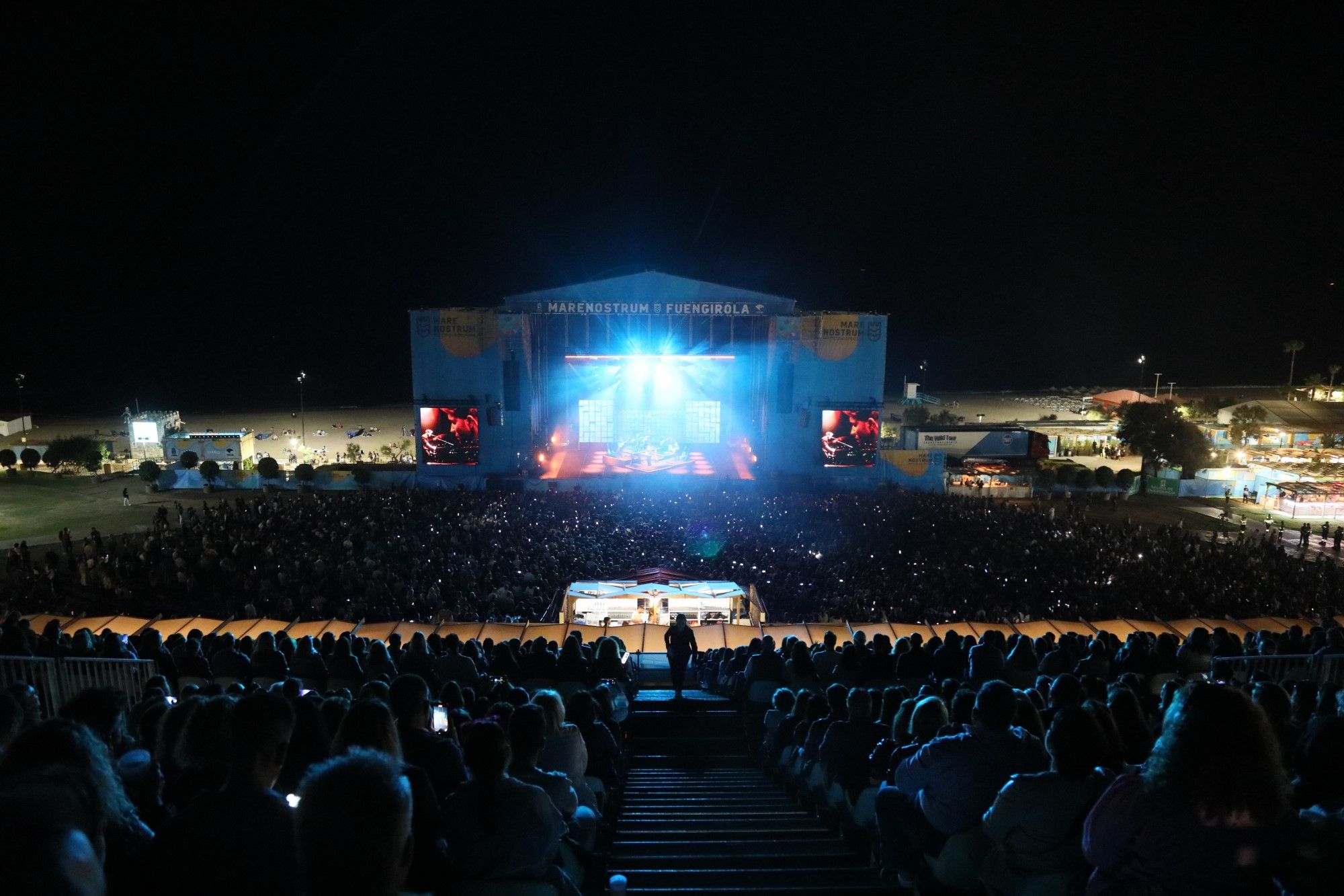 Pablo Alborán, en concierto en Marenostrum Fuengirola