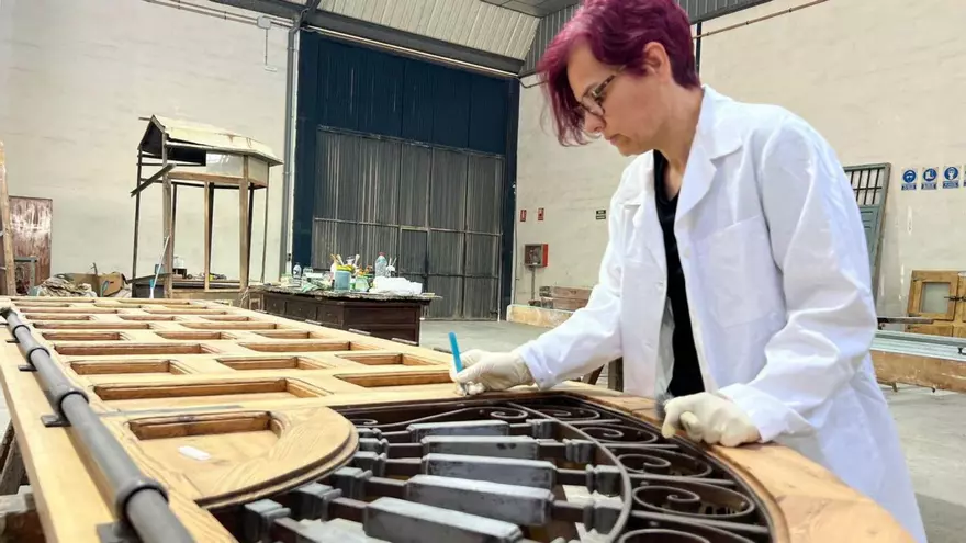 La Cárcel Vieja de Murcia recupera más de 90 piezas decorativas originales
