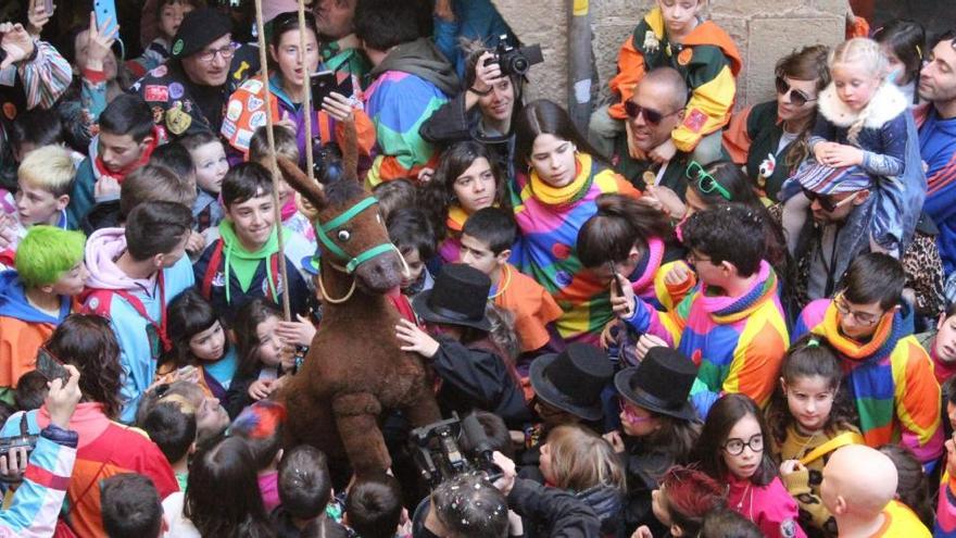 Penjada del ruc infantil del Carnaval de Solsona de l&#039;any 2020