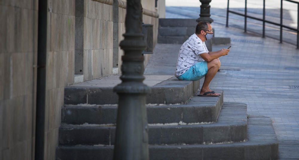 Uso de la mascarilla en Santa Cruz de Tenerife