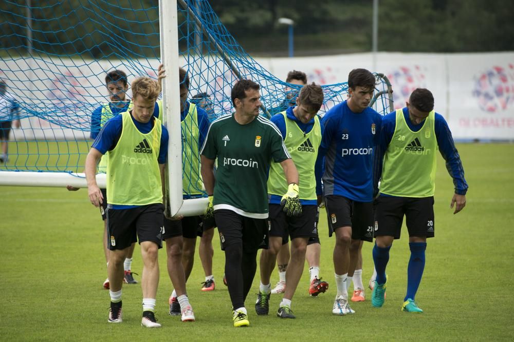 Entrenamiento del Real Oviedo