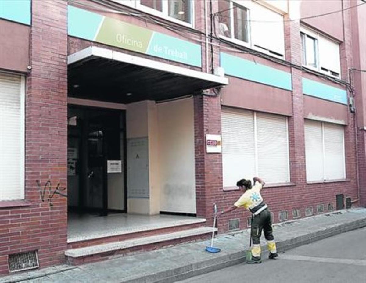 Oficina del Servei d’Ocupació de Catalunya (SOC) a Girona el juliol passat.