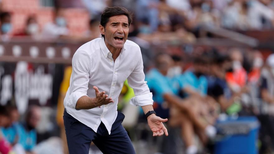 Mestalla aplaudió a Marcelino en su vuelta a Mestalla