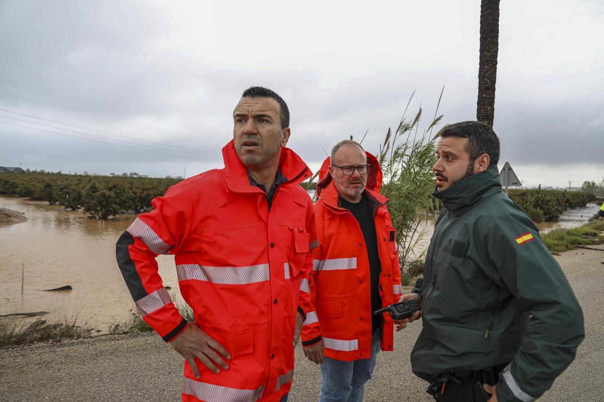 Vicent Mompó, en un rescate en la mañana del día D.