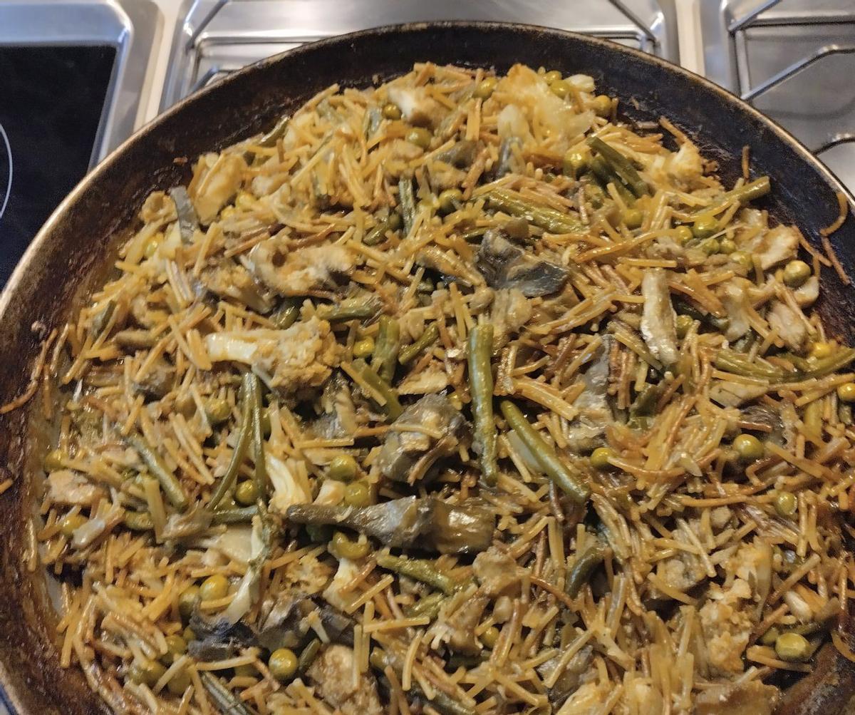 Fideus secs de bacallà | A. T.