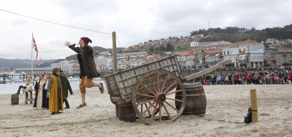 La "Pinta" regresa un año más a Baiona en la Arribada. // J Lores