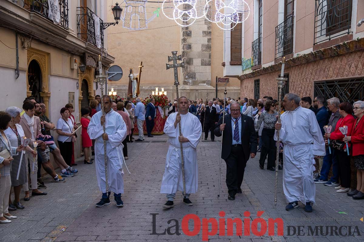 Procesión del Baño y parlamento en las Fiestas de Caravaca