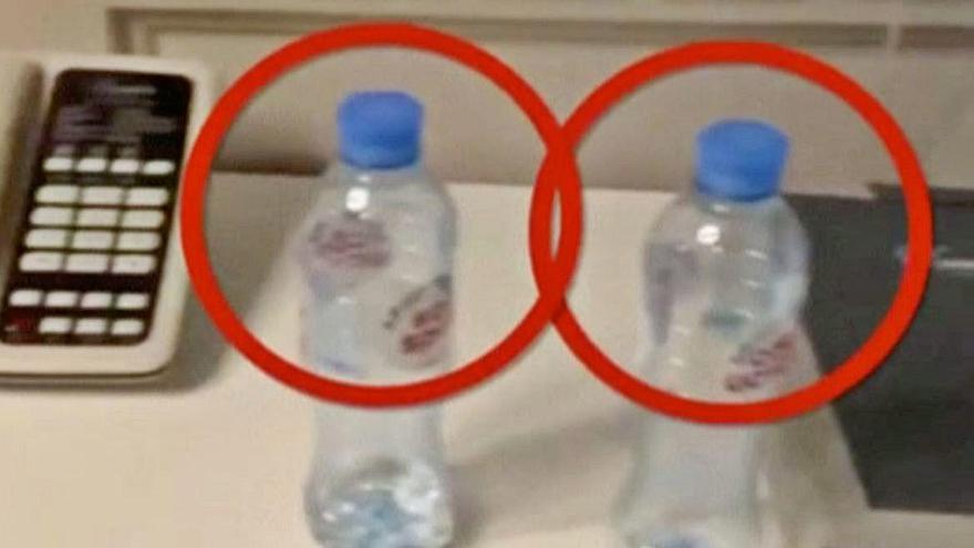 Les ampolles que suposadament contenien el verí.