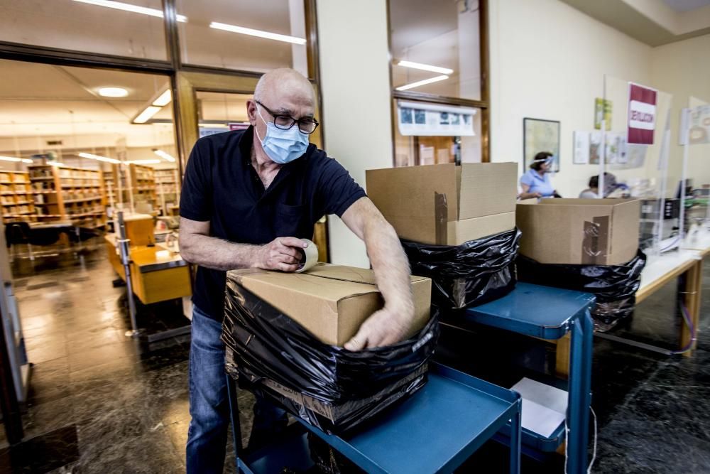 Apertura de bibliotecas con libros en cuarentena