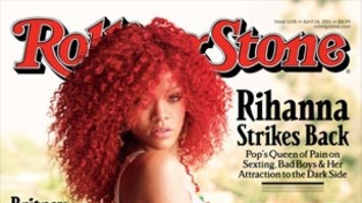 Rihanna, en la portada de 'Rolling Stone'.