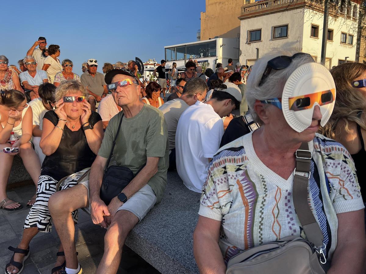 Les imatges de l'eclipsi a l'Escala