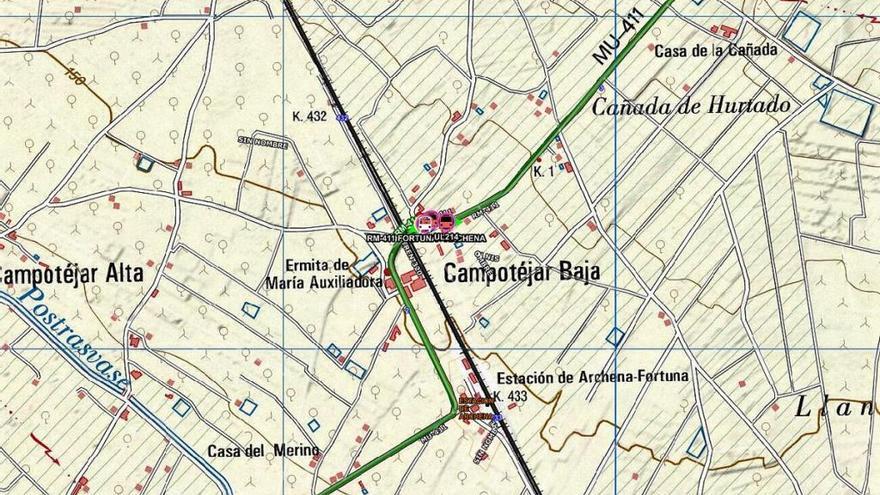 El accidente ha ocurrido en la pedanía molinense de Campotéjar