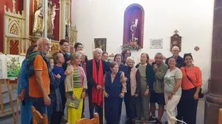 Pepe Dámaso desea que el tríptico que creó en 1968 vuelva a su pueblo