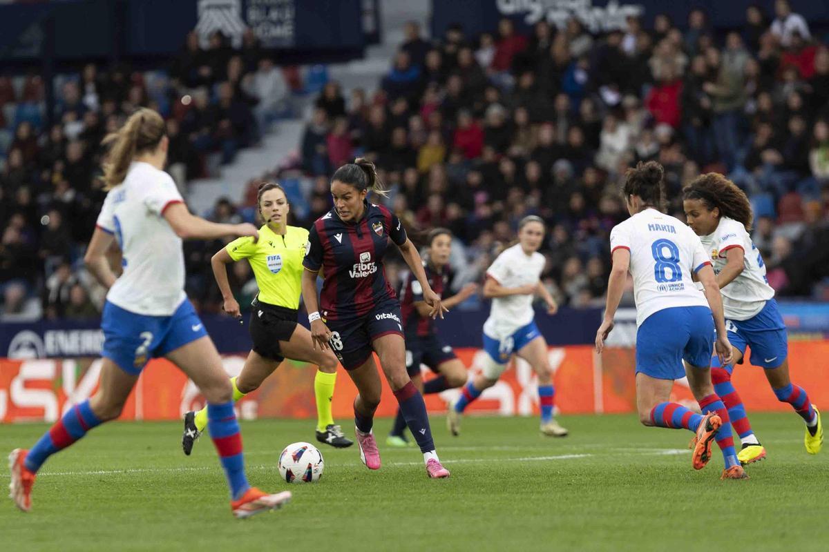 Partido Levante femenino- Barcelona