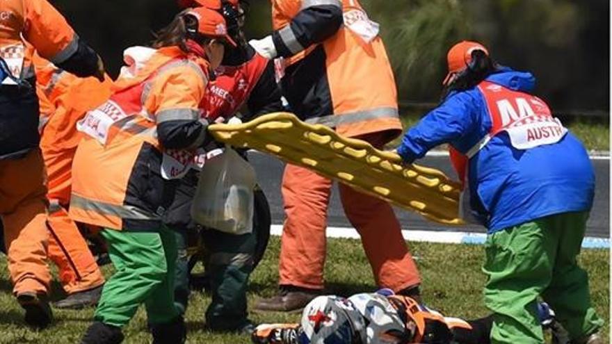 Escalofriante accidente en Moto3