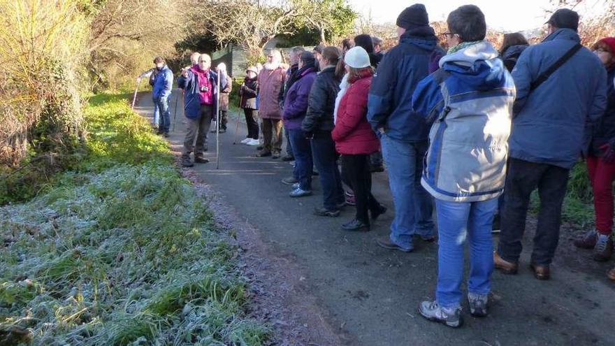 Caminata informativa y reivindicativa que los ecologistas celebraron el pasado domingo. grupo naturalista hábitat