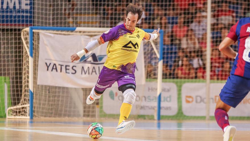 Carlos Barrón estará un mes de baja por una rotura muscular en el Mallorca Palma Futsal