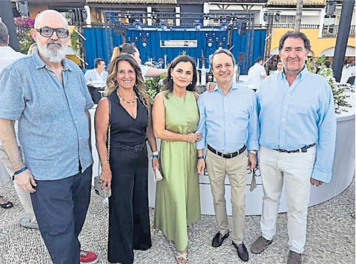 Antelm Pujol, Aurora García, Charo Aznar, José Mª Castro y Xavier Bonet.