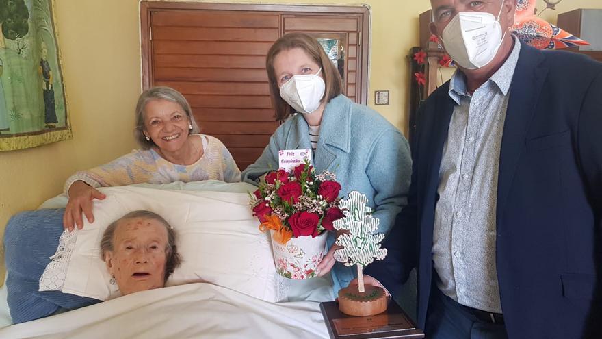 La vecina de Teror Cristina Naranjo cumple 100 años