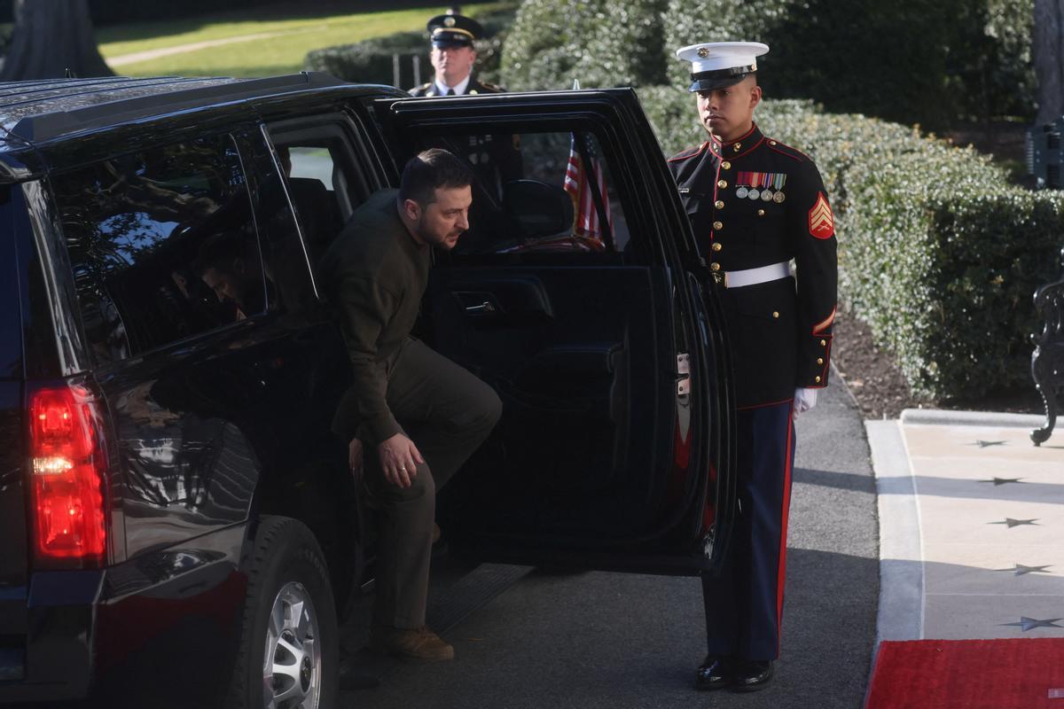 Zelenski llega a Washington para reunirse con Biden