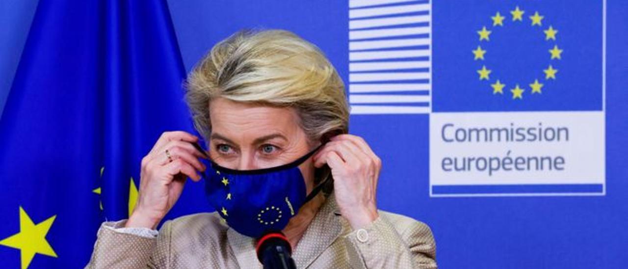 La presidenta de la Comisión Europea, Ursula von der Leyen.