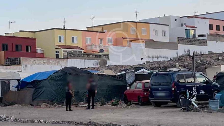 Pelea entre okupas en Telde