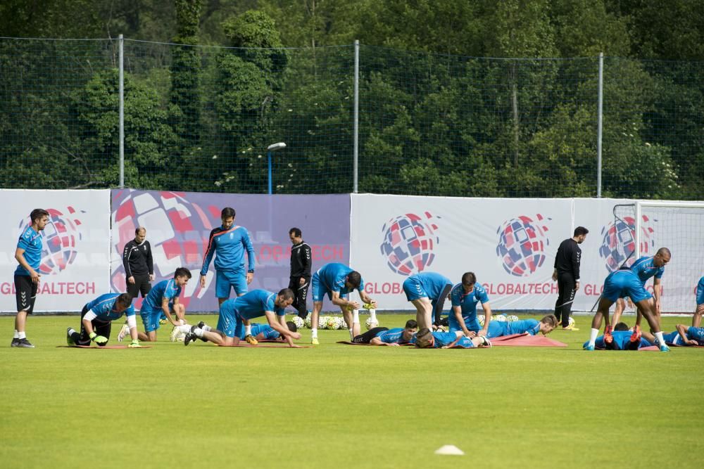 Entrenamiento del Real Oviedo