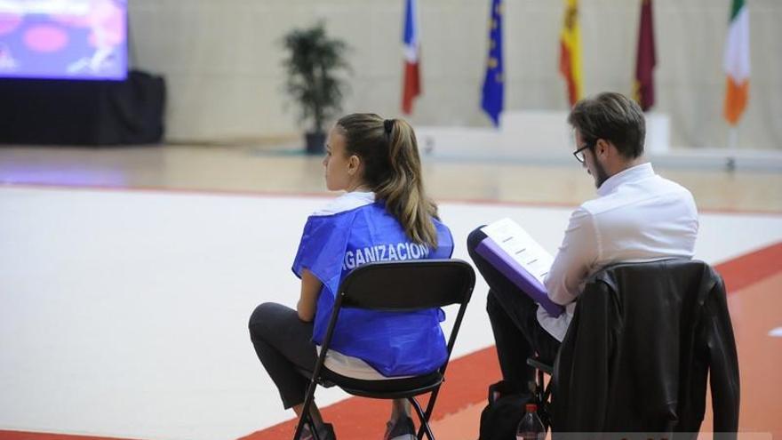 Campeonato de Gimnasia Rítmica en el Palacio de los Deportes de Murcia