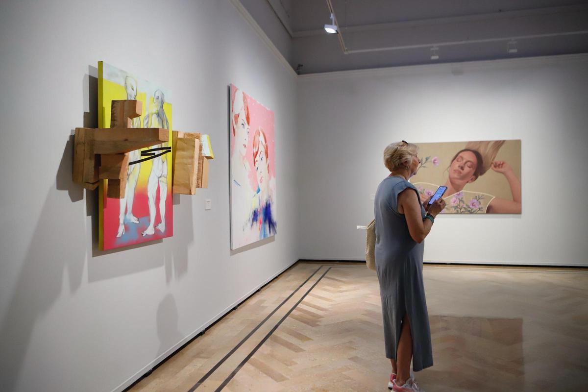 Una imagen de la exposición que reúne una selección de las obras presentadas al concurso.