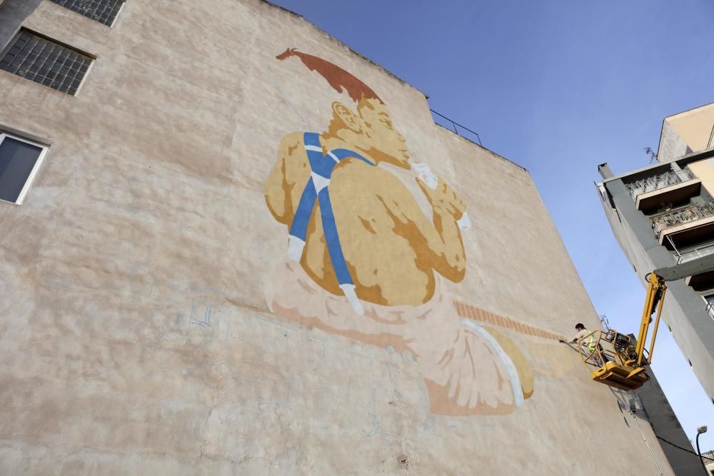 Palma bekommt ein Riesen-Graffiti