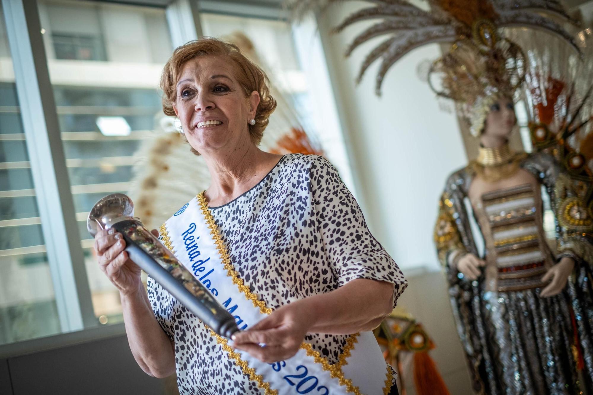 María Isabel García, reina del Carnaval de los Mayores de Tenerife