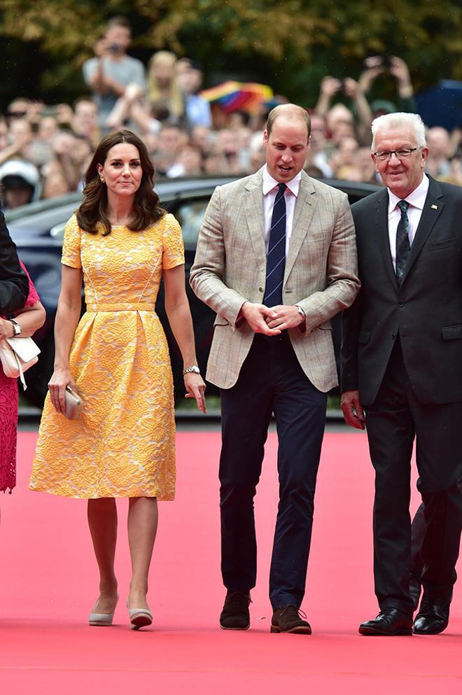 Los Duques de Cambridge durante su visita oficial a Alemania